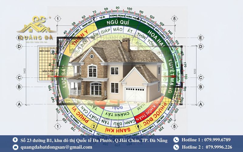 Ứng dụng phong thuỷ để xem hướng nhà theo ngũ hành