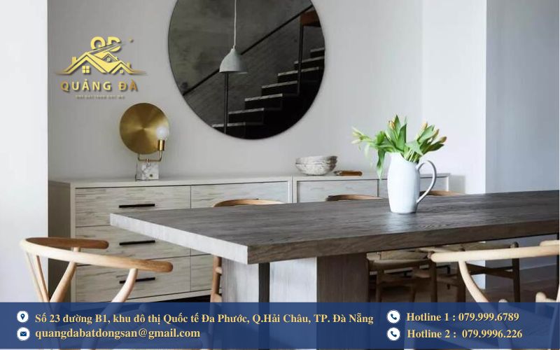 Chọn vị trí gương hợp lý