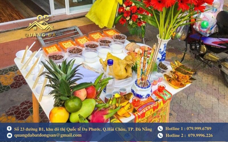 Sắm lễ cúng xin bán nhà, đất