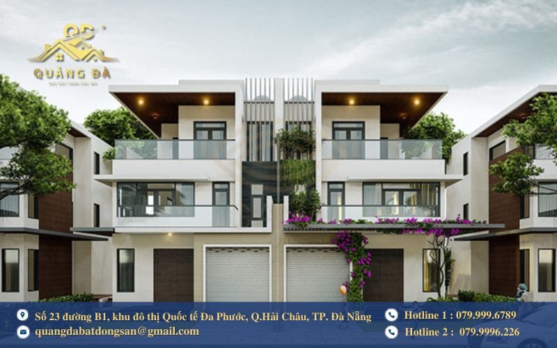 Cấu trúc và thiết kế biệt thự song lập