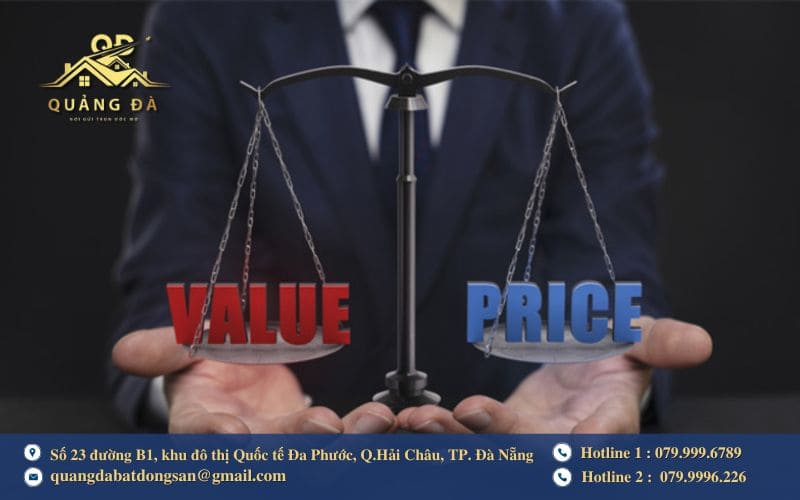 Giá bán luôn khác so với giá trị thực 