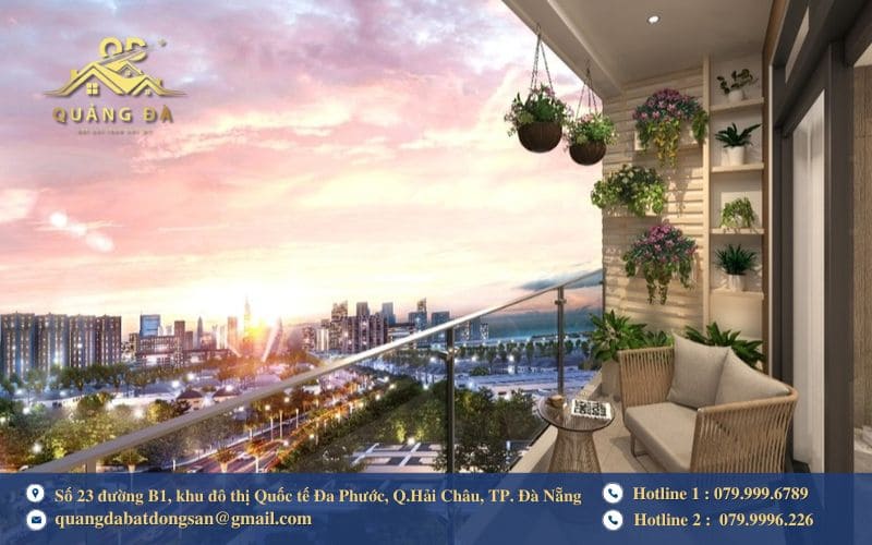 View cao, thoáng, ít bị che chắn khi ở tầng 18