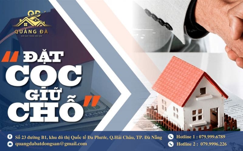Thực hiện đặt cọc & giữ chỗ