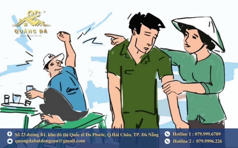 Khu vực có nhiều tệ nạn hoặc hàng xóm quá