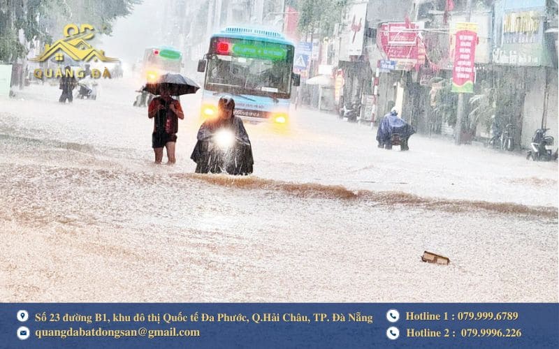 Khảo sát thực tế vào mùa mưa