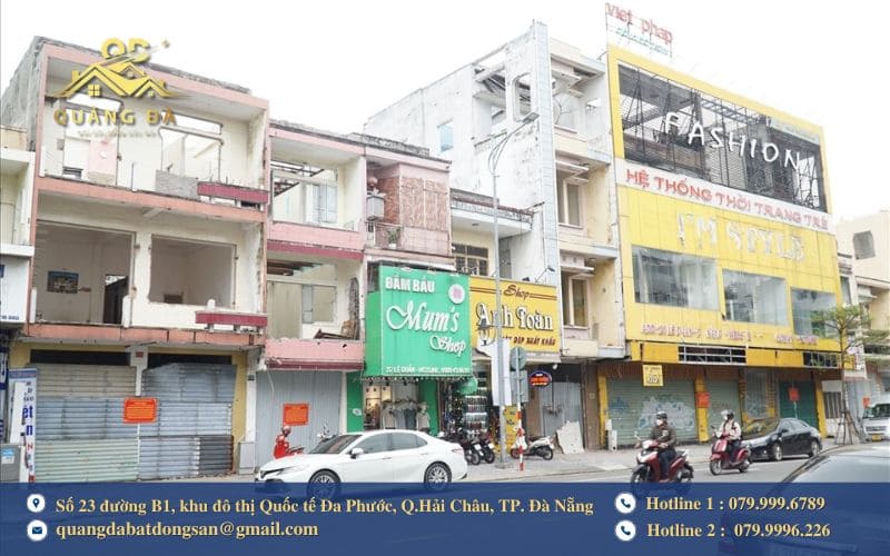 Các loại nhà đang bán trên đường Lê Duẩn