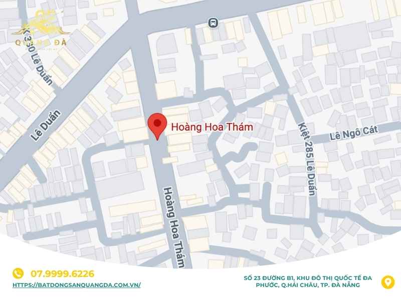 Tổng hợp tin đăng bán nhà đường Hoàng Hoa Thám, Đà Nẵng mới nhất