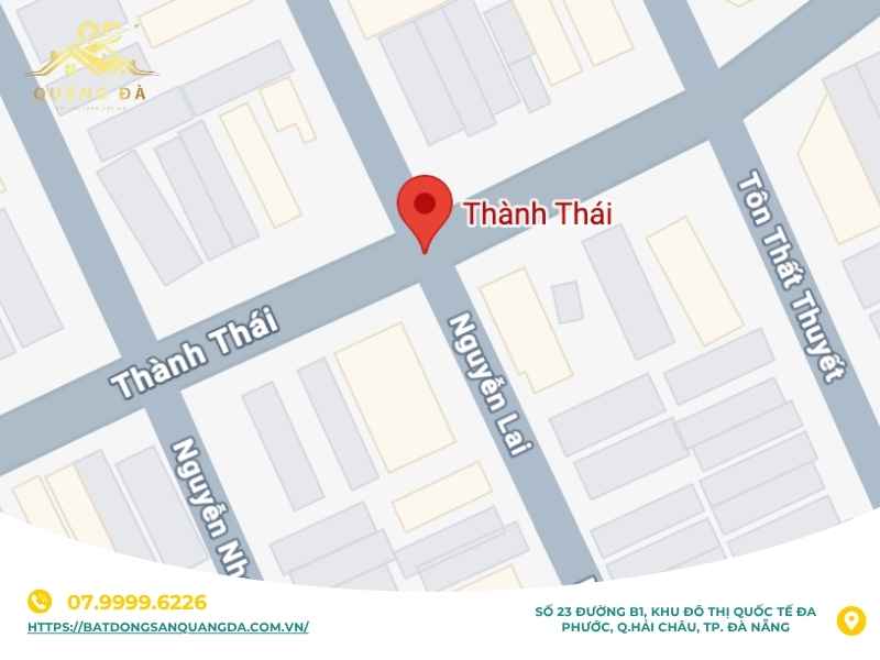 Đường Thành Thái Đà Nẵng có gì khiến người mua quan tâm?