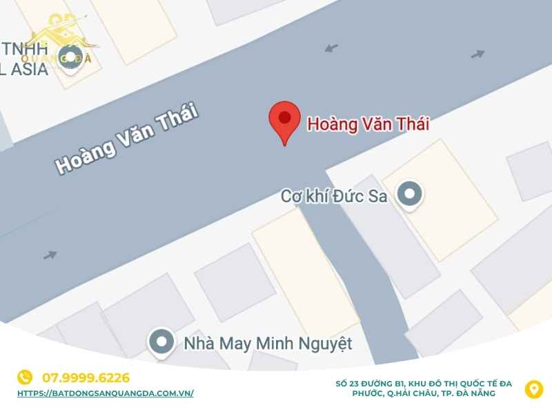 Danh sách mua bán nhà đất đường Hoàng Văn Thái, Đà Nẵng